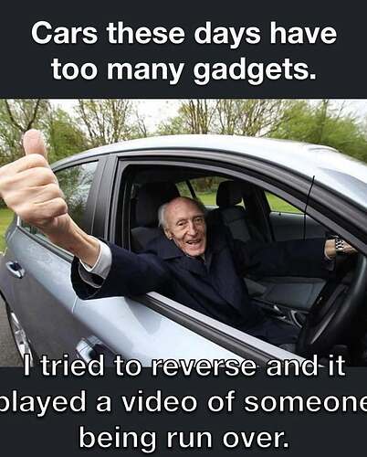 Cars these days have too many gadgets