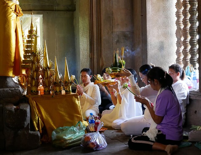 Angkor Wat prayers