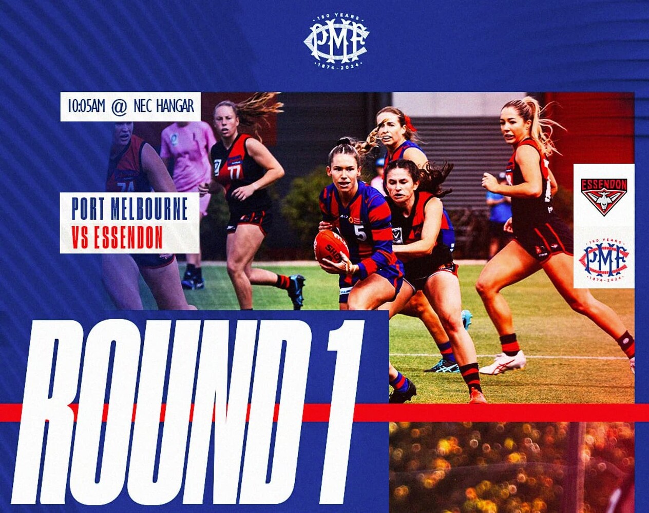 VFLW - Round 1 Vs Port Melb @ The Hangar, 10am Saturday 23rd March 2024 ...