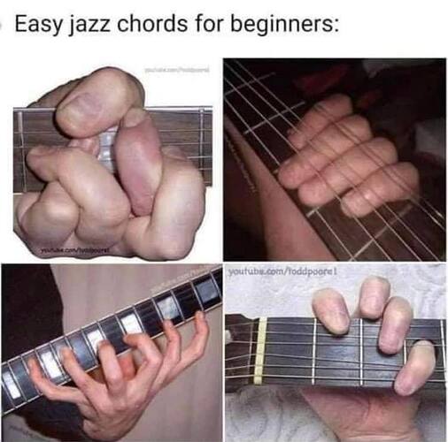 Easy jazz chords for beginners