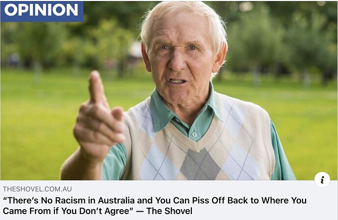 No racism in Australia