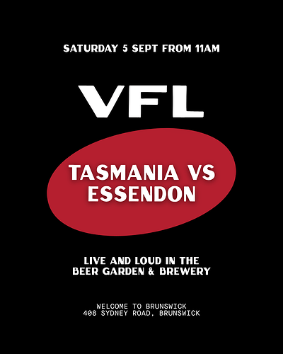 TASMANIA VS ESSENDON