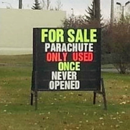 For Sale - Parachute