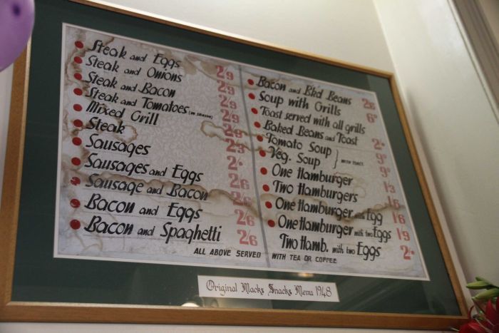 An old cafe menu from 1948.|700x467