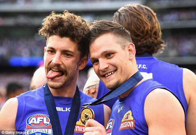 Tom Liberatore has always been a colourful character on and off the field, but the AFL star has taken it to a new level as a premiership winner
