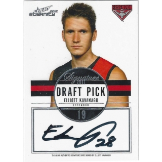 2012_AFL_Select_Eternity_Draft_Pick_Signature_DPS10_Elliott_Kavanagh_Essendon_Bombers