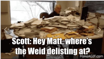 the Delisting